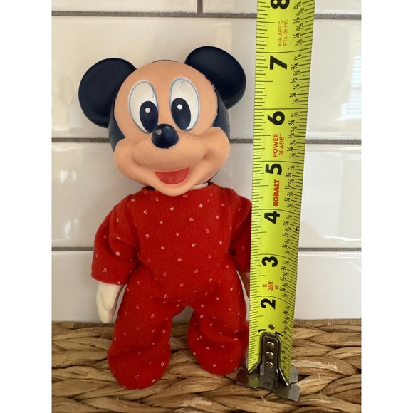 Disney Baby Mickey Mouse Doll Jointed Toy‎ Figure Arco 1984 7" - Picture 7 of 8